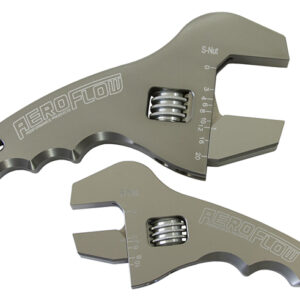 Aeroflow Adjustable Wrench Grip Spanner1 X Small & 1 X Large Shorty AF98-2039S