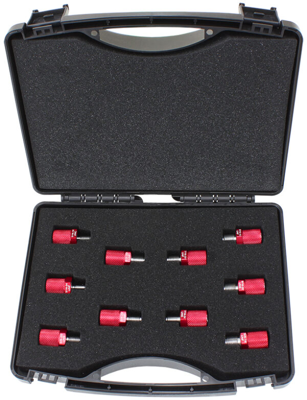 Aeroflow Imperial Thread Gauge Carry Kit Female And Male Gauge
