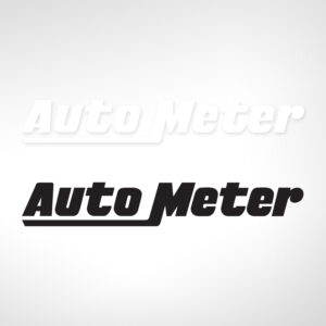 AUTOMETER Pair of 8" Corporate Window Decals, Black