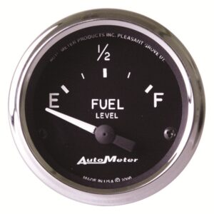 AUTOMETER 2 1/16" Electric Fuel Level Gauge , 240ΩE to 33ΩF, Cobra