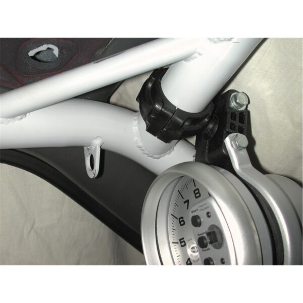 AUTOMETER Gauge Mount, Roll Pod For 1.625" Roll Cage, Fits 5" Pedestal Tach, Black - Image 2