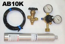 DEDENBEAR CO2 Complete Bottle Kit Includes 10oz Bottle Valve Regulator & Tubing