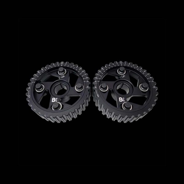 BRIAN CROWER Adjustable Cam Gears Black Anodise (Honda B Series) - Pair