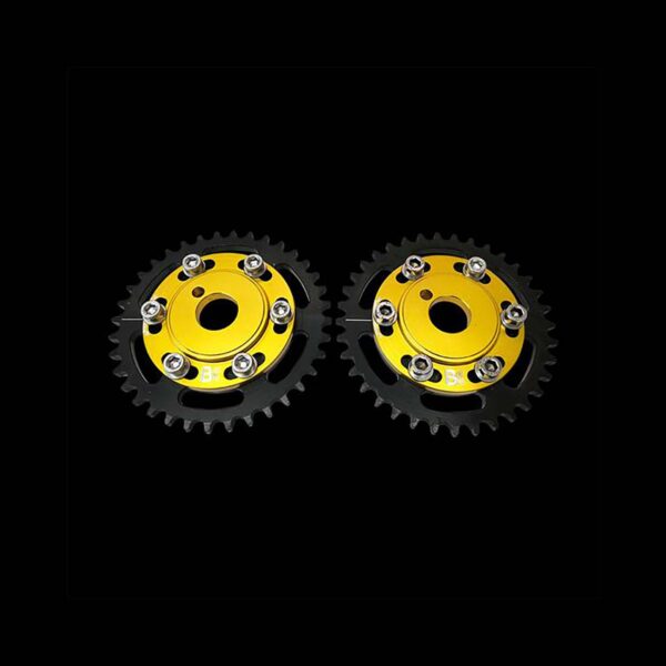 BRIAN CROWER Adjustable Cam Gears Gold Anodise (Nissan SR20DE[T]) - Pair