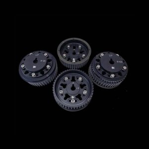 BRIAN CROWER Adjustable Cam Gears Black (Subaru EJ205 - Wrx / EJ257 - Sti) - Set/4