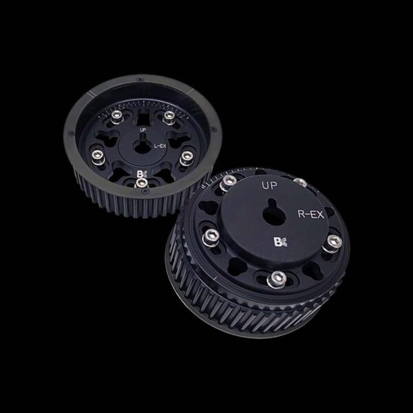 BRIAN CROWER Adjustable Cam Gears Black (Subaru EJ205 - Wrx / EJ257 - Sti) - Set/2