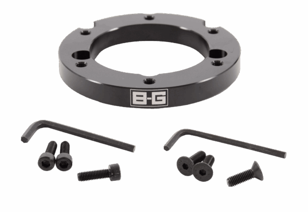 BROWN & GEESON 15mm Steering Wheel Eccentric Spacer 6X70 PCD - 10mm Offset (With Screws)