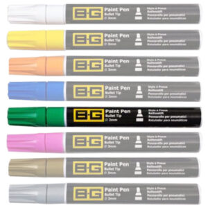 BROWN & GEESON 6ml Tyre Paint Pen with 3mm Bullet Tip GREEN