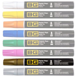 BROWN & GEESON 6ml Tyre Paint Pen with 3mm Bullet Tip GOLD