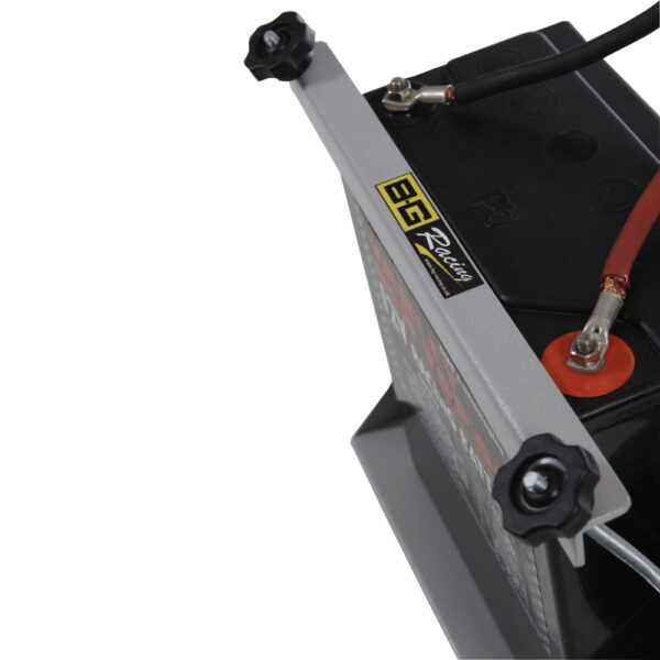 BROWN & GEESON Battery Trolley No Tray - Grey Powder Coated - Image 3