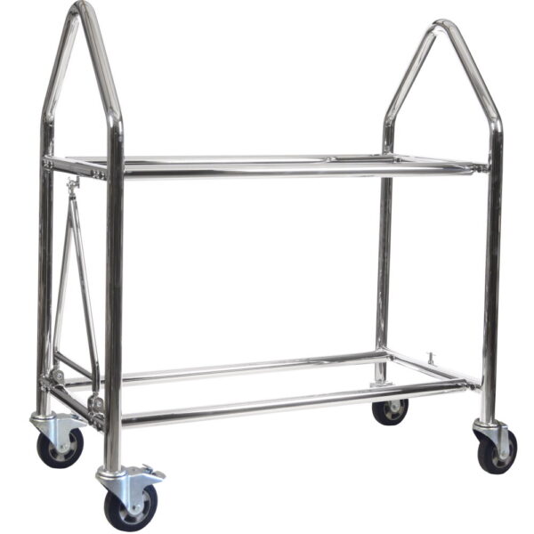 BROWN & GEESON Wheel & Tyre Trolley 1800mm Length - Stainless Steel
