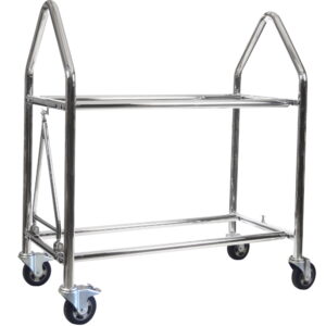 BROWN & GEESON Wheel & Tyre Trolley 1600mm Length - Stainless Steel