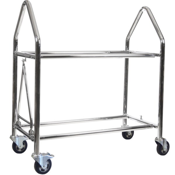 BROWN & GEESON Wheel & Tyre Trolley 1600mm Length - Stainless Steel