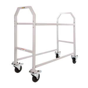 BROWN & GEESON Wheel & Tyre Trolley 1600mm - Powder Coated - Standard Wheels