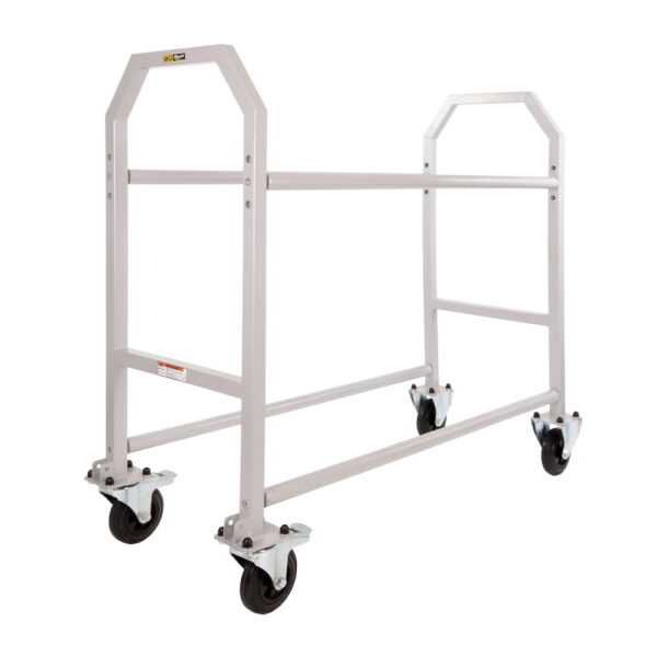 BROWN & GEESON Wheel & Tyre Trolley 1600mm - Powder Coated - Standard Wheels
