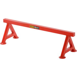 BROWN & GEESON Small 6" Red Chassis Stands (Pair) - Powder Coated