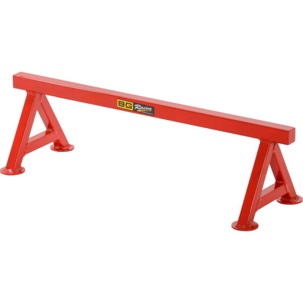 BROWN & GEESON Small 6" Red Chassis Stands (Pair) - Powder Coated