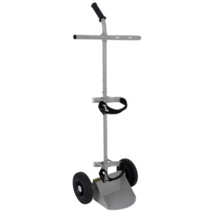 BROWN & GEESON Single Air/Gas Bottle Trolley - Powder Coated