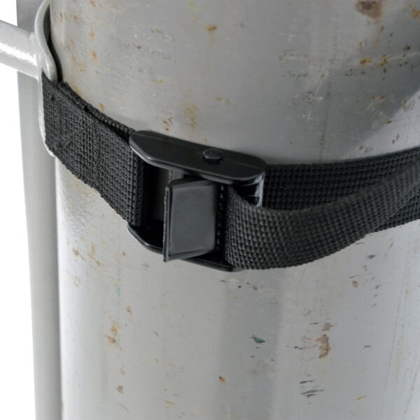 BROWN & GEESON Single Air/Gas Bottle Trolley - Powder Coated - Image 5