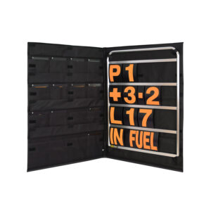BROWN & GEESON Standard Pit Board Kit- White Numbers & Bag