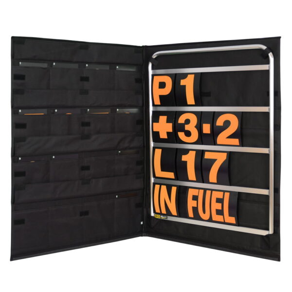 BROWN & GEESON Standard Pit Board Kit- Orange Numbers & Bag