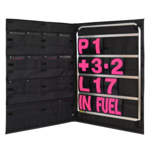 BROWN & GEESON Standard Pit Board Kit- Pink Numbers & Bag