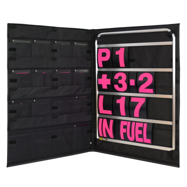 BROWN & GEESON Standard Pit Board Kit- Pink Numbers & Bag
