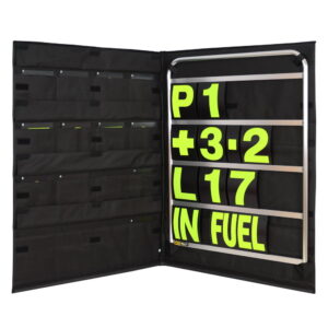 BROWN & GEESON Standard Pit Board Kit- Yellow Numbers & Bag