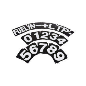 BROWN & GEESON Standard Pit Board Number Set - White