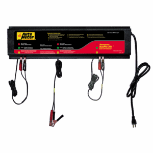 AUTOMETER 3 Station Charger, 10 Amps/Station, 120V, Agm