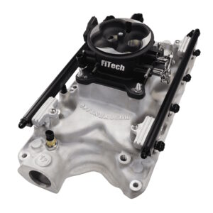 FITECH 750HP Ultra Port EFI System SBF, Offenhauser VPI, 4150 Flange, Black Throttle Body, 3BAR TMAP