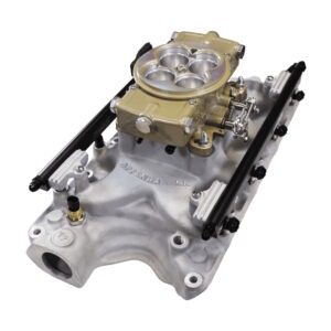 FITECH Ultra Port 750HP SBF, Offenhauser VPI, Port EFI System, Classic Gold Throttle Body,3-Bar TMAP