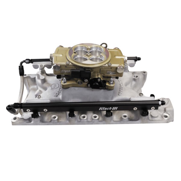 FITECH Ultra Port 750HP SBF, Offenhauser VPI, Port EFI System, Classic Gold Throttle Body,3-Bar TMAP - Image 4