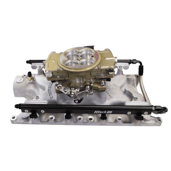 FITECH Ultra Port 750HP SBF, Offenhauser VPI, Port EFI System, Classic Gold Throttle Body,3-Bar TMAP - Image 8