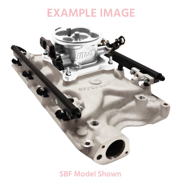 FITECH 1000HP Ultra Port EFI System SBF, Offenhauser VPI, Polished Throttle Body, 3BAR TMAP