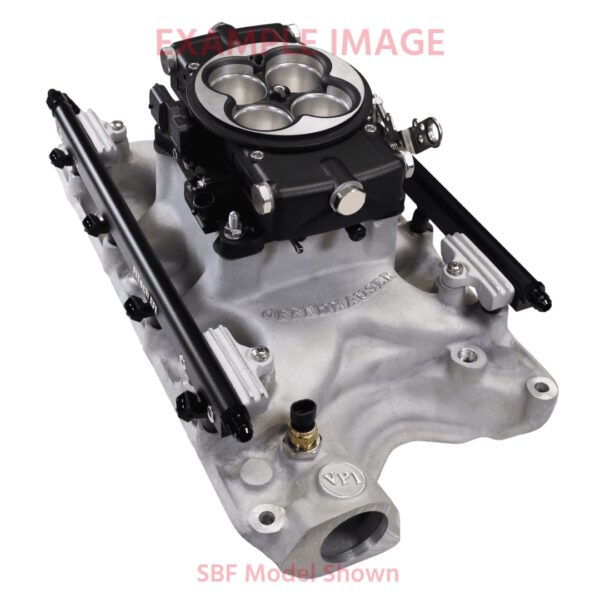 FITECH 1000HP Ultra Port EFI System SBF, Offenhauser VPI, Black Throttle Body, 3BAR TMAP