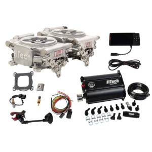 FITECH Go EFI 2x4 625 HP Bright Aluminum EFI System With Force Fuel Delivery Master Kit