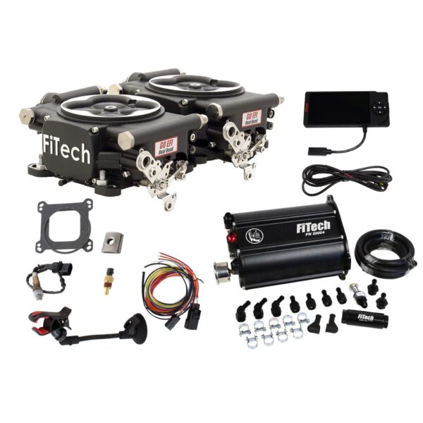 FITECH Go EFI 2x4 625 HP Matte Black EFI System With Force Fuel Delivery Master Kit