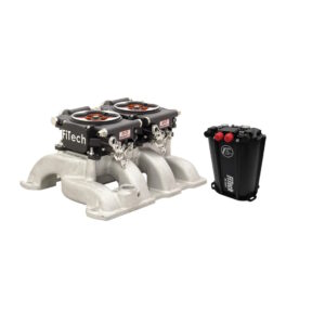 FITECH Go EFI 2x4 1200 HP Matte Black EFI System With Dual Pump Force Fuel Delivery Master Kit