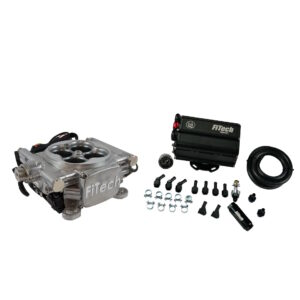 FITECH Go EFI 4 600 HP Bright Aluminum EFI System With Force Fuel Mini Delivery Master Kit