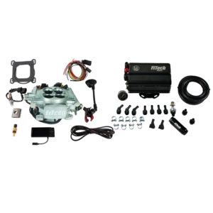 FITECH Go EFI 4 600 HP Power Adder Bright Aluminum EFI System With Force Fuel Mini Delivery Master Kit