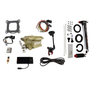 FITECH Go EFI 2 Barrel 400 HP Classic Gold EFI System With Go Fuel In Tank Master Kit