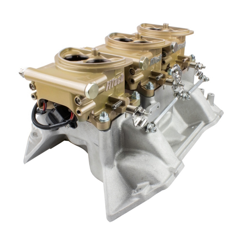 FITECH Go E F I Tri Power 600 Horsepower 3 x 2 Carburettor & E C U System