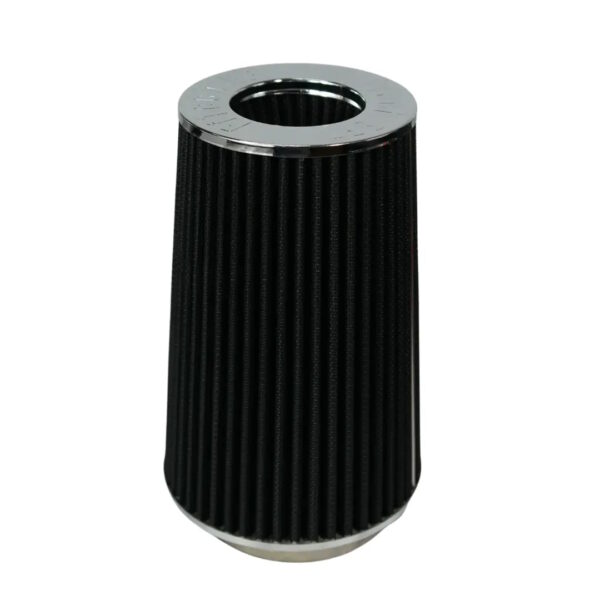 FITECH Cone Filter/ Conical/ 9 Inch Long Element/ 4 Inch Inlet/ Cotton Gauze Element/ Black
