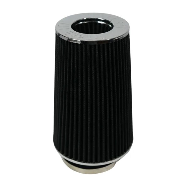FITECH Cone Filter/ Conical/ 9 Inch Long Element/ 4.25 Inch Inlet/ Cotton Gauze Element/ Black