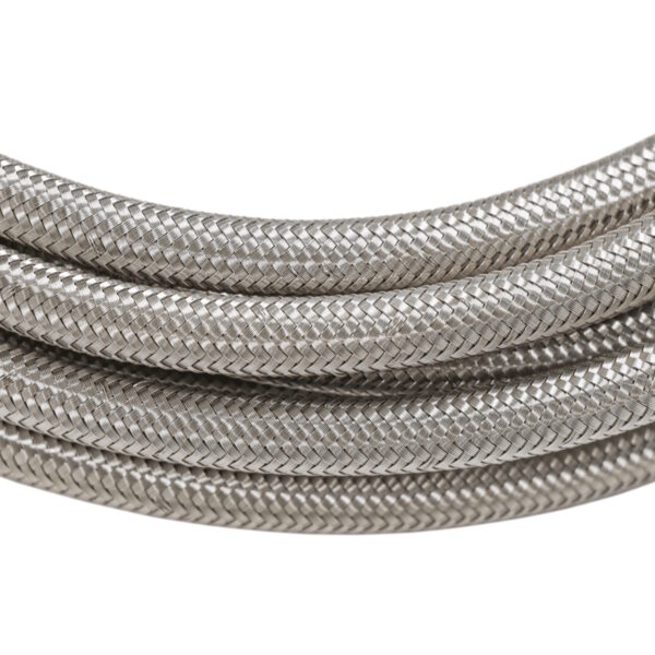 FITECH 40 Ft -6AN PTFE Stainless Steel Hose Kit with 10 Micron Filter & Check Valve, Braided - Image 2