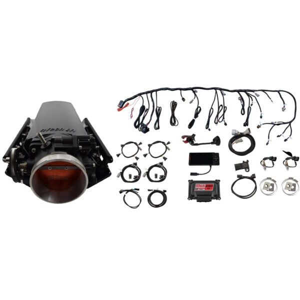 FITECH Ultimate LS 1000 HP EFI System With Long Runner Cathedral Intake & Transmission Control