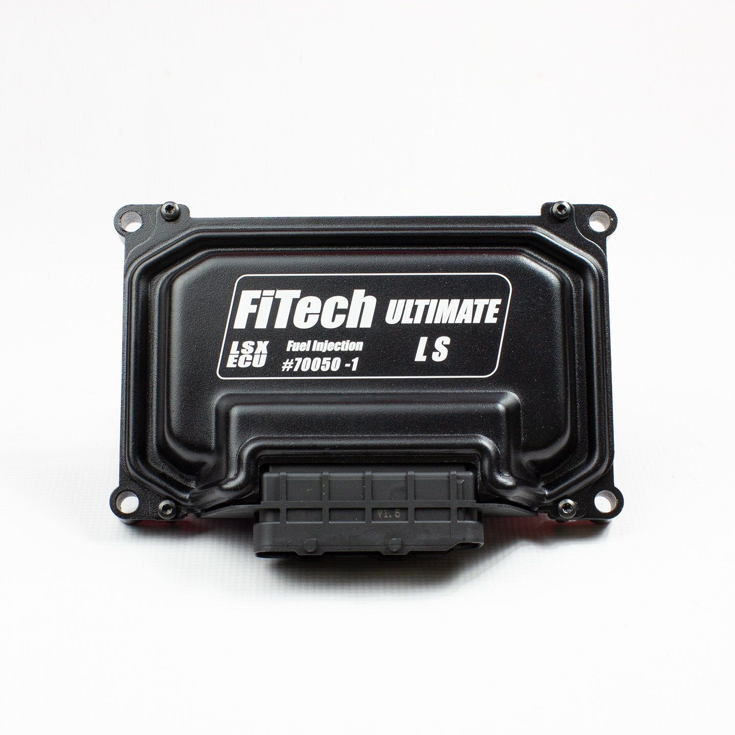 FiTech Ultimate LS replacement engine control unit (ECU) module showing the front case.