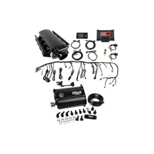 FITECH Ultimate LS 750 HP EFI System With Short Cathedral Intake, Transmission Control & Force Fuel Master Kit