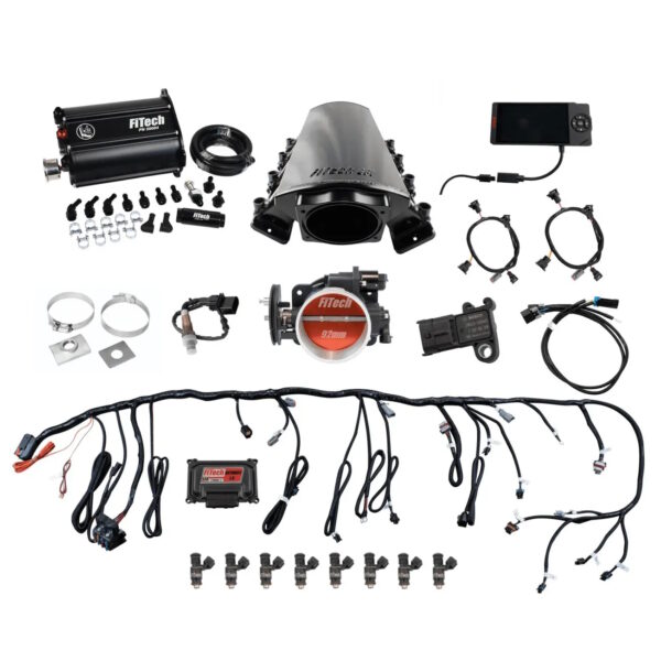 FITECH Ultimate LS 500 HP EFI System With Short LS7 Port Intake & Force Fuel Master Kit